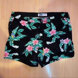 Old Navy tropical print shorts